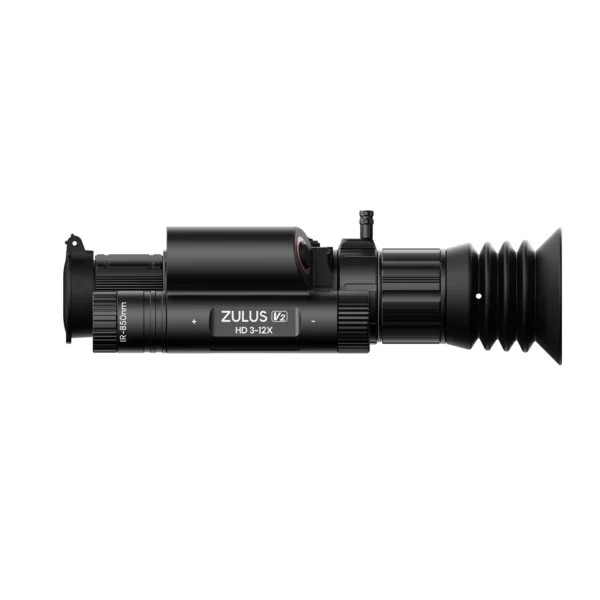 ZHD312R-V2 LRF - ZULUS HD V2 3-12X Digital Night Vision Scope With Laser Rangefinder and Ballistic Calculator