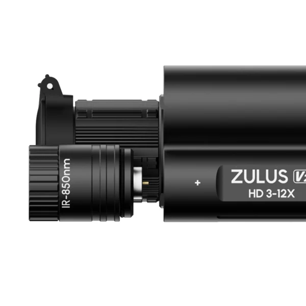 ZHD312R-V2 LRF - ZULUS HD V2 3-12X Digital Night Vision Scope With Laser Rangefinder and Ballistic Calculator