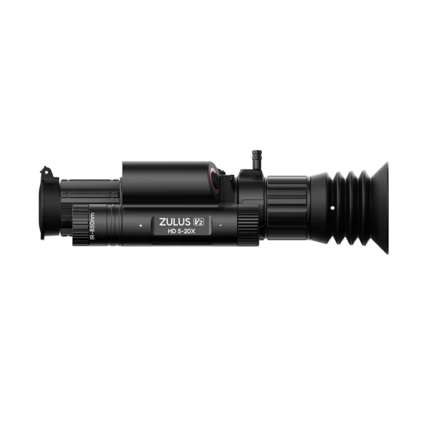 ZHD520R-V2 LRF - ZULUS HD V2 5-20X Digital Night Vision Scope With Laser Rangefinder and Ballistic Calculator